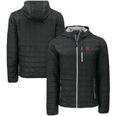 San Francisco Giants Cutter & Buck Rainier Primaloft Eco Full-Zip Hooded Jacket - Black
