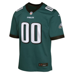Philadelphia Eagles Youth Custom Game Jersey - Midnight Green | Nike outlet
