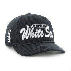 Chicago White Sox Corduroy Hitch Adjustable Hat - Black | 47 brand