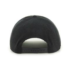 Miami Marlins Corduroy Hitch Adjustable Hat - Black | 47 brand