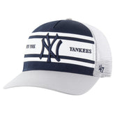 New York Yankees Gridiron Super Stripe Relaxed Trucker Hitch Adjustable Hat - Navy | 47 brand