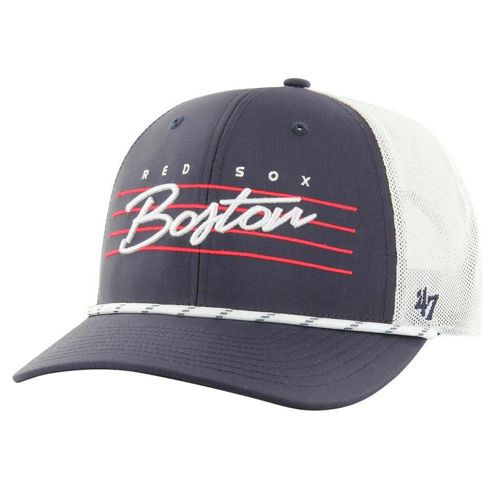 Boston Red Sox Downburst Trucker Adjustable Hat - Navy | 47 brand