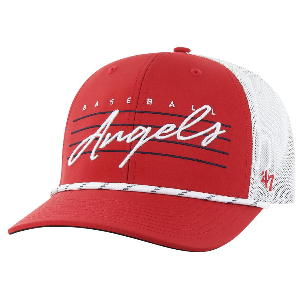 Los Angeles Angels Downburst Trucker Adjustable Hat - Red | 47 brand