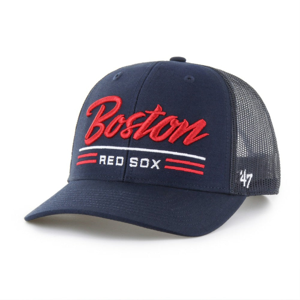 Boston Red Sox Garner Trucker Adjustable Hat - Navy | 47 brand
