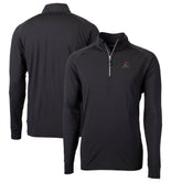 Arizona Diamondbacks Cutter & Buck Adapt Eco Knit Recycled Quarter-Zip Pullover Top - Black