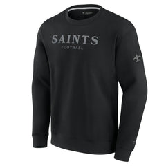 New Orleans Saints Unisex Elements Unlimited Fleece Pullover Sweatshirt - Black outlet