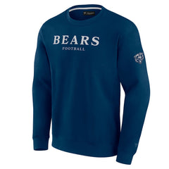 Chicago Bears Unisex Elements Unlimited Fleece Pullover Sweatshirt - Navy outlet