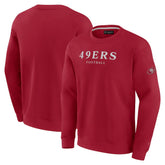 San Francisco 49ers Unisex Elements Unlimited Fleece Pullover Sweatshirt - Scarlet sale
