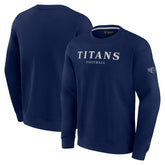 Tennessee Titans Unisex Elements Unlimited Fleece Pullover Sweatshirt - Navy online