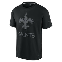 New Orleans Saints Unisex Elements Iconic T-Shirt - Black on sale