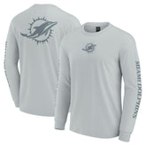 Miami Dolphins Unisex Elements Strive Long Sleeve T-Shirt - Gray online