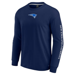New England Patriots Unisex Elements Strive Long Sleeve T-Shirt - Navy cheap