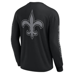 New Orleans Saints Unisex Elements Strive Long Sleeve T-Shirt - Black sale