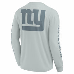 New York Giants Unisex Elements Strive Long Sleeve T-Shirt - Gray for sale