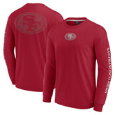 San Francisco 49ers Unisex Elements Strive Long Sleeve T-Shirt - Scarlet outlet