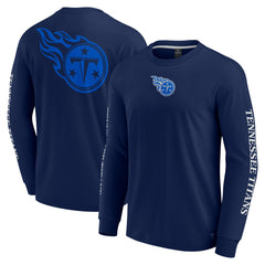 Tennessee Titans Unisex Elements Strive Long Sleeve T-Shirt - Navy discount