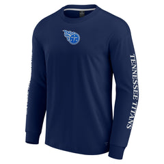 Tennessee Titans Unisex Elements Strive Long Sleeve T-Shirt - Navy discount