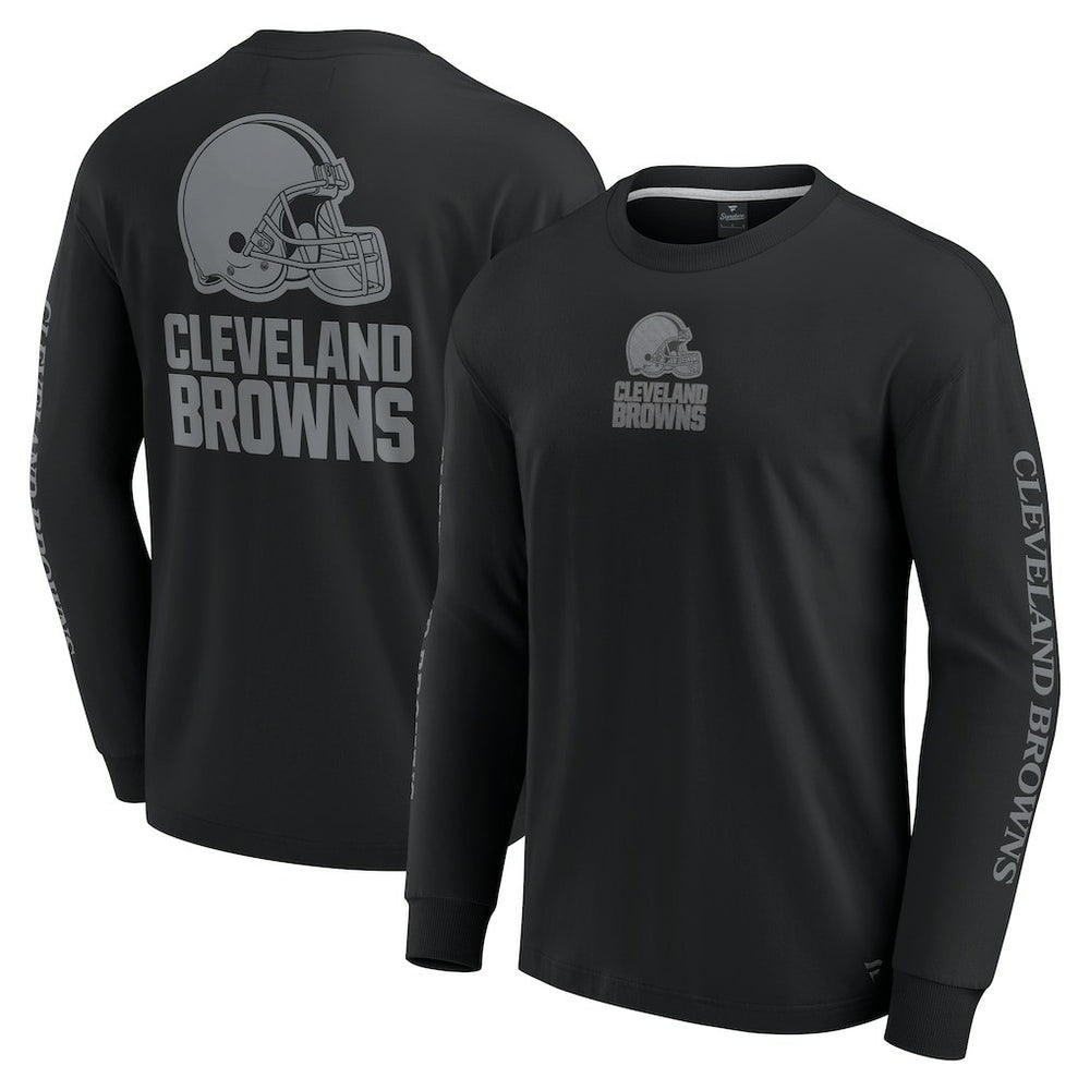 Cleveland Browns Unisex Elements Strive Long Sleeve T-Shirt - Black sale