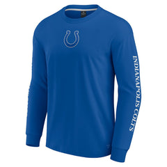 Indianapolis Colts Unisex Elements Strive Long Sleeve T-Shirt - Royal discount