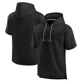 Los Angeles Chargers Unisex Elements Ready Short Sleeve Pullover Hoodie - Black online