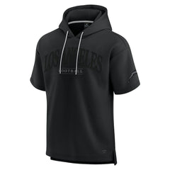 Los Angeles Chargers Unisex Elements Ready Short Sleeve Pullover Hoodie - Black online