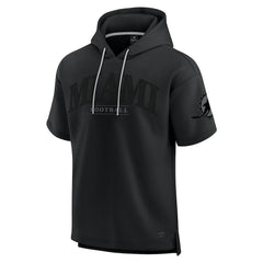 Miami Dolphins Unisex Elements Ready Short Sleeve Pullover Hoodie - Black sale