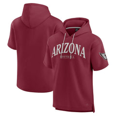 Arizona Cardinals Unisex Elements Ready Short Sleeve Pullover Hoodie - Cardinal discount