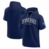 Tennessee Titans Unisex Elements Ready Short Sleeve Pullover Hoodie - Navy on sale