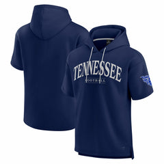 Tennessee Titans Unisex Elements Ready Short Sleeve Pullover Hoodie - Navy on sale