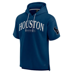 Houston Texans Unisex Elements Ready Short Sleeve Pullover Hoodie - Navy online