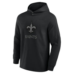 New Orleans Saints Elements Blaze Tri-Blend Long Sleeve Hoodie T-Shirt - Black discount
