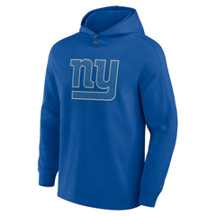 New York Giants Elements Blaze Tri-Blend Long Sleeve Hoodie T-Shirt - Royal discount
