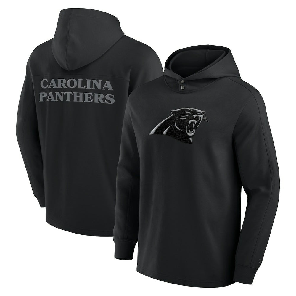 Carolina Panthers Elements Blaze Tri-Blend Long Sleeve Hoodie T-Shirt - Black outlet