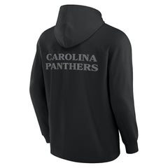 Carolina Panthers Elements Blaze Tri-Blend Long Sleeve Hoodie T-Shirt - Black outlet