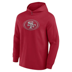 San Francisco 49ers Elements Blaze Tri-Blend Long Sleeve Hoodie T-Shirt - Scarlet online