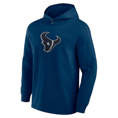 Houston Texans Elements Blaze Tri-Blend Long Sleeve Hoodie T-Shirt - Navy cheap
