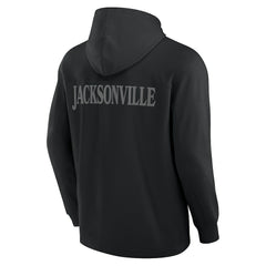 Jacksonville Jaguars Elements Blaze Tri-Blend Long Sleeve Hoodie T-Shirt - Black sale