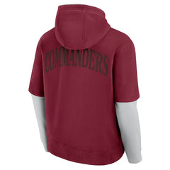 Washington Commanders Unisex Sleek Elements Pullover Hoodie - Burgundy on sale