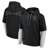 Las Vegas Raiders Unisex Sleek Elements Pullover Hoodie - Black cheap