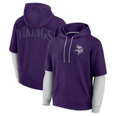 Minnesota Vikings Unisex Sleek Elements Pullover Hoodie - Purple on sale