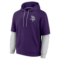 Minnesota Vikings Unisex Sleek Elements Pullover Hoodie - Purple on sale