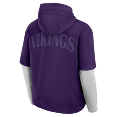 Minnesota Vikings Unisex Sleek Elements Pullover Hoodie - Purple on sale