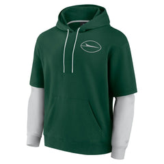 New York Jets Unisex Sleek Elements Pullover Hoodie - Green discount