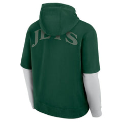 New York Jets Unisex Sleek Elements Pullover Hoodie - Green discount