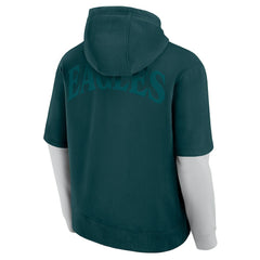 Philadelphia Eagles Unisex Sleek Elements Pullover Hoodie - Green for sale