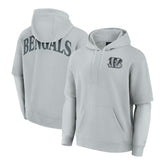 Cincinnati Bengals Unisex Sleek Elements Pullover Hoodie - Gray cheap