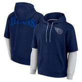 Tennessee Titans Unisex Sleek Elements Pullover Hoodie - Navy for sale