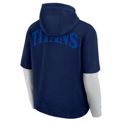 Tennessee Titans Unisex Sleek Elements Pullover Hoodie - Navy for sale