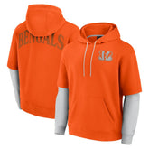 Cincinnati Bengals Unisex Sleek Elements Pullover Hoodie - Orange sale