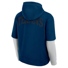 Houston Texans Unisex Sleek Elements Pullover Hoodie - Navy for sale
